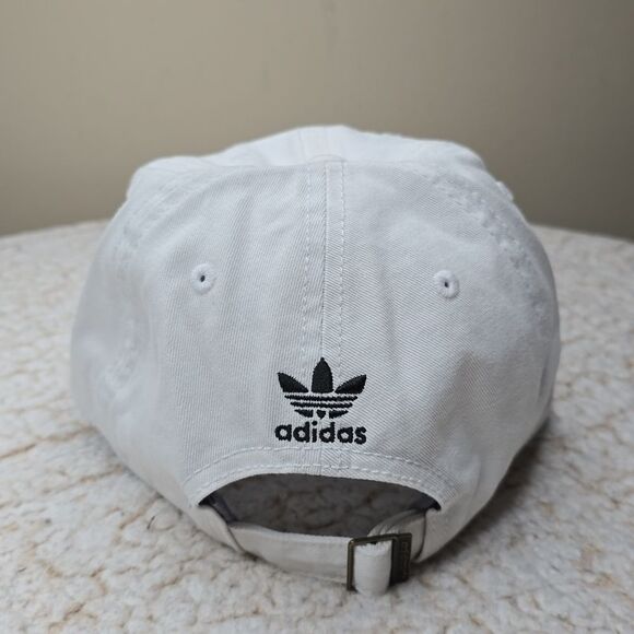 NWT Adidas Relaxed Strap-Back Hat White / Black OS - Picture 3 of 7